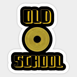 Vinyl Lover Retro 70s Sticker